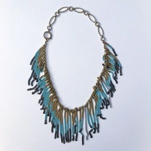 Juicy Couture Fringe Statement Necklace